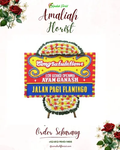 Bunga Papan Congratulation di Cangkorah